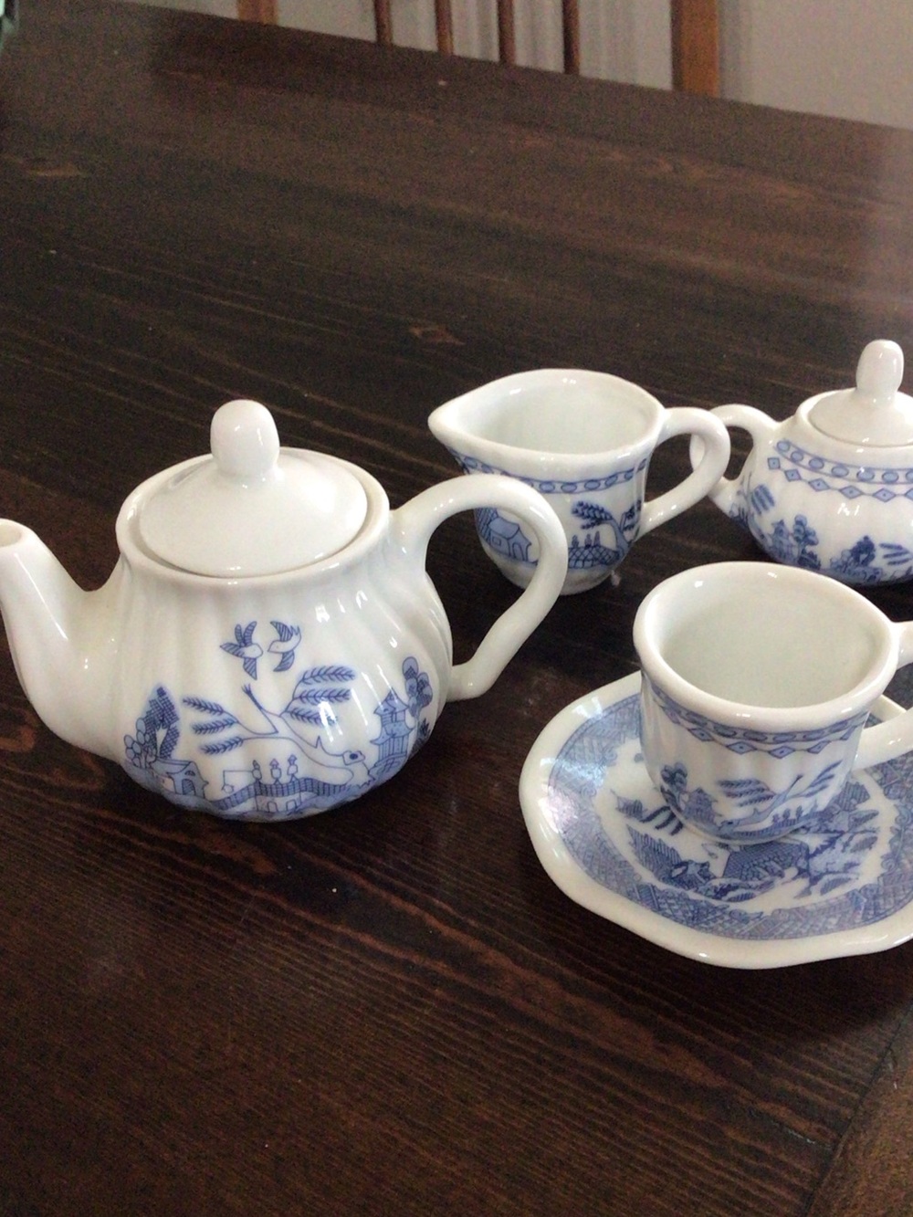 Miniature tea set